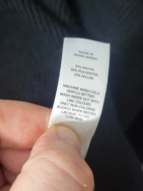 Women's Plus size Two-Tone Henley Sweater 2X - Black - Like new! - Picture 7 of 8